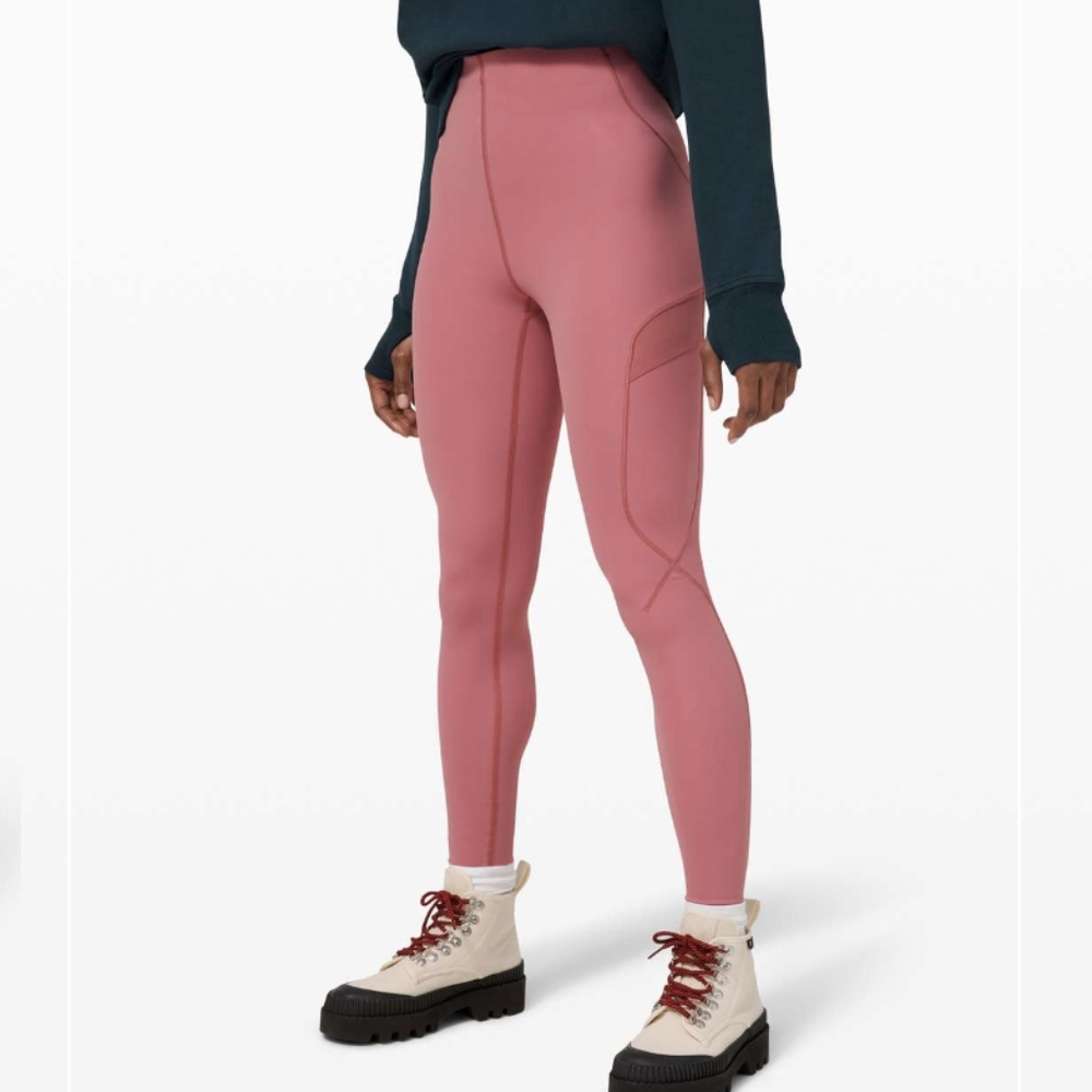 Lululemon Break a Trail Super High-Rise Tight 28" Brier Rose - Picture 2 of 12